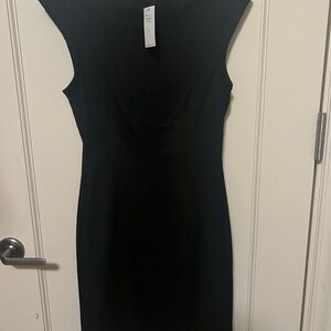 Banana Republic Classic Black Midi Dress